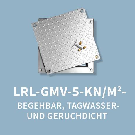 Schachtabdeckung: Typ wasserdicht LRL GMV 5kNqm begehbar