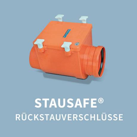 Stausafe Rückstauverschlüsse