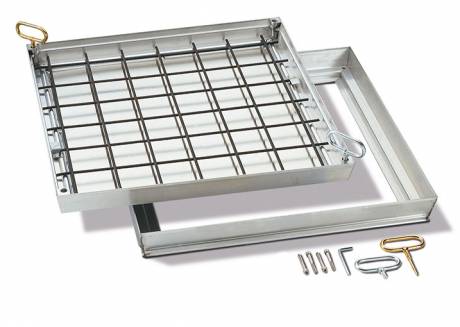 Schachtabdeckung Typ Bodenbelag-ALU